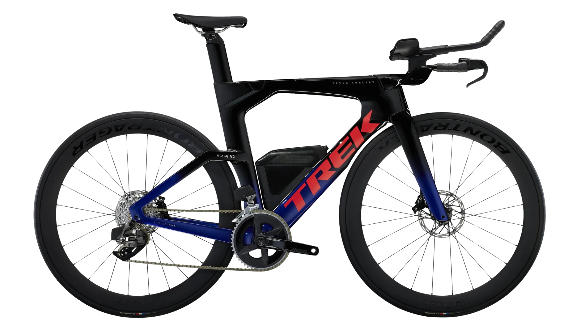 Trek Speed Concept SLR 6 eTap TT Road Bike 2024 in Hex Blue Trek Black 8800 Win Your Dream Bike